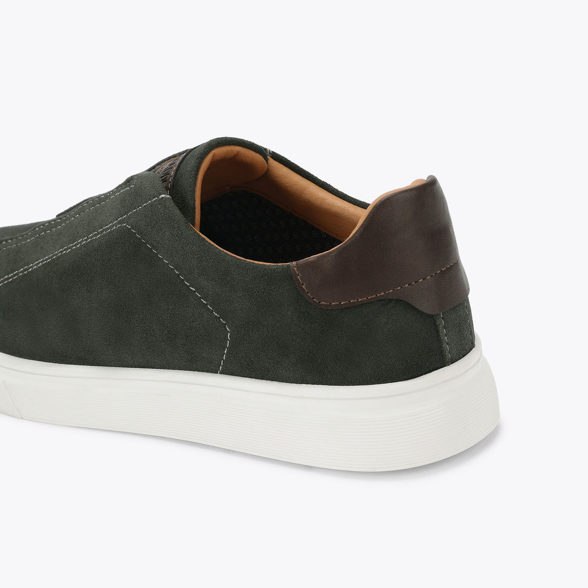 Sandrai Dark Green Suede