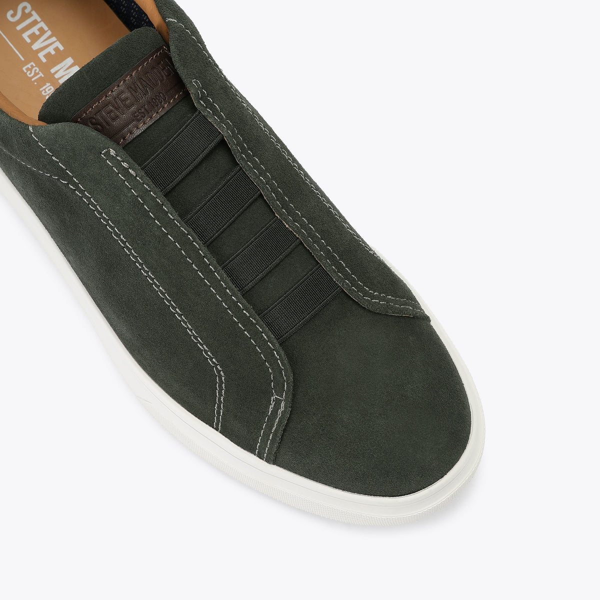Sandrai Dark Green Suede