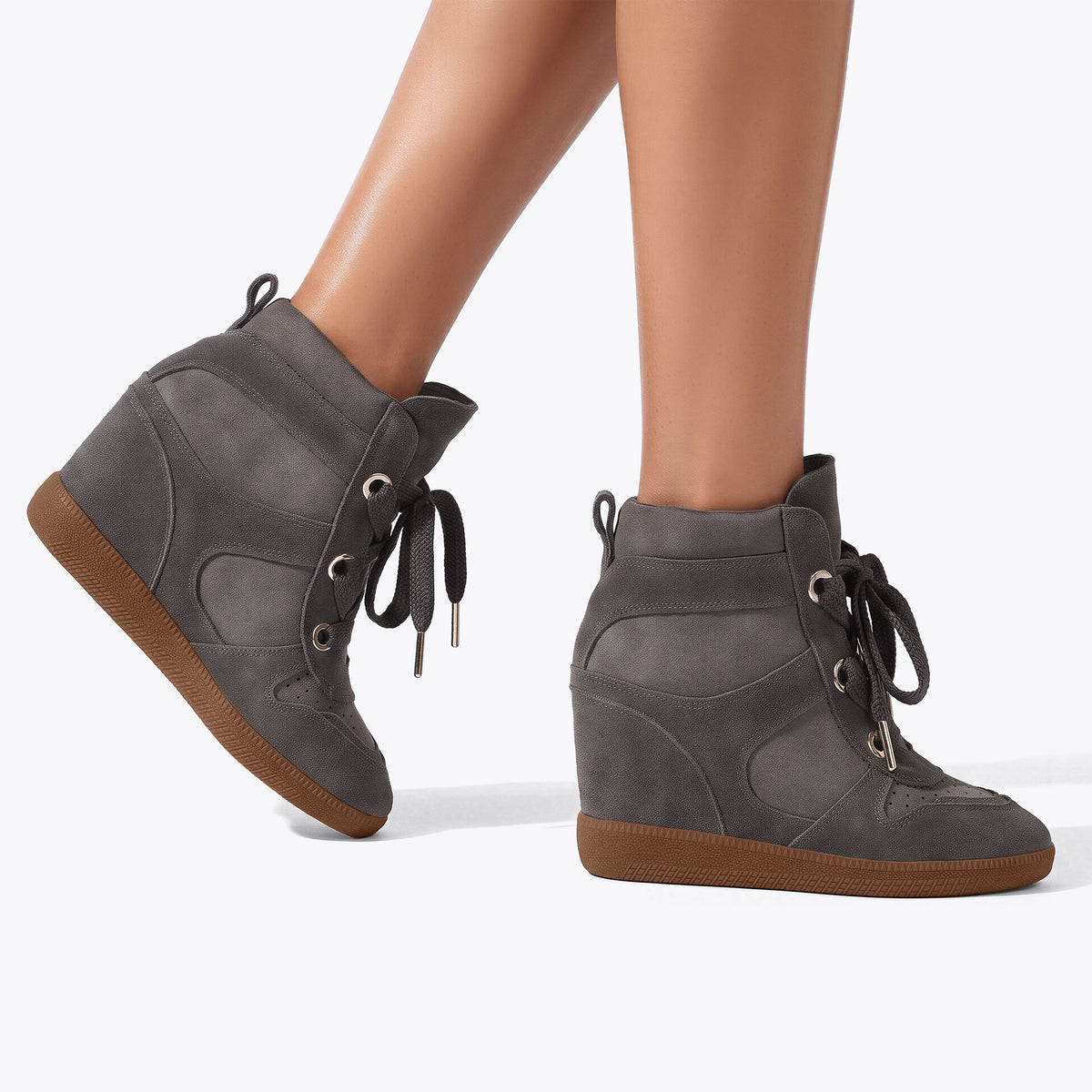 Mables Taupe Suede