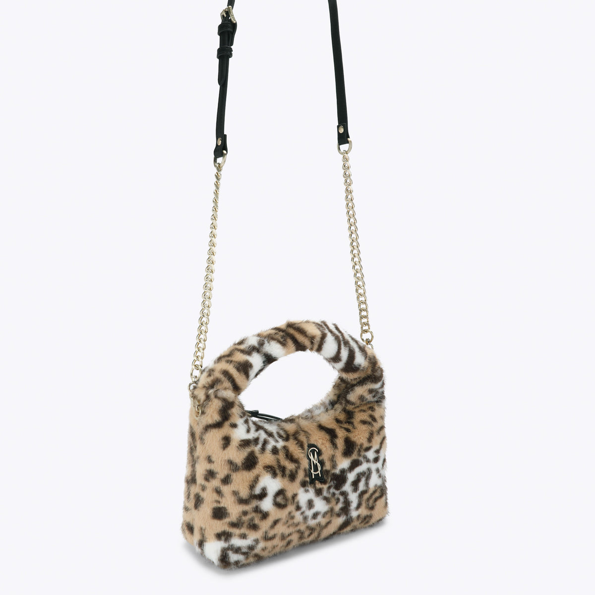 Fluffy Bag Brown Animal Print