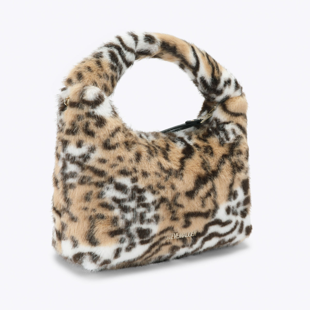 Fluffy Bag Brown Animal Print