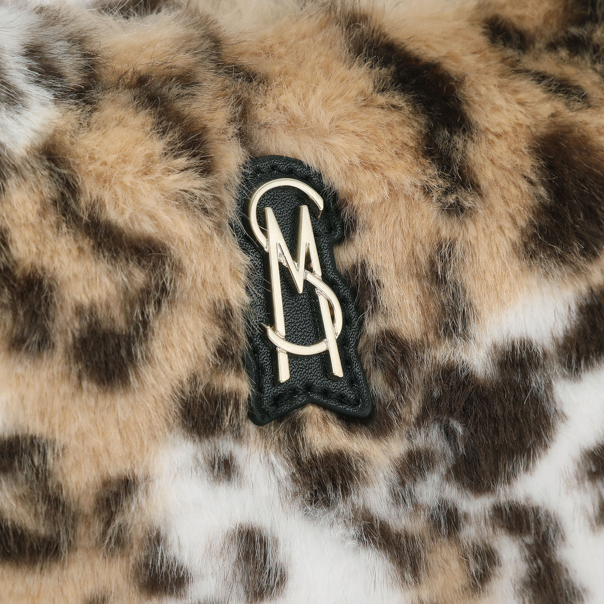 Fluffy Bag Brown Animal Print