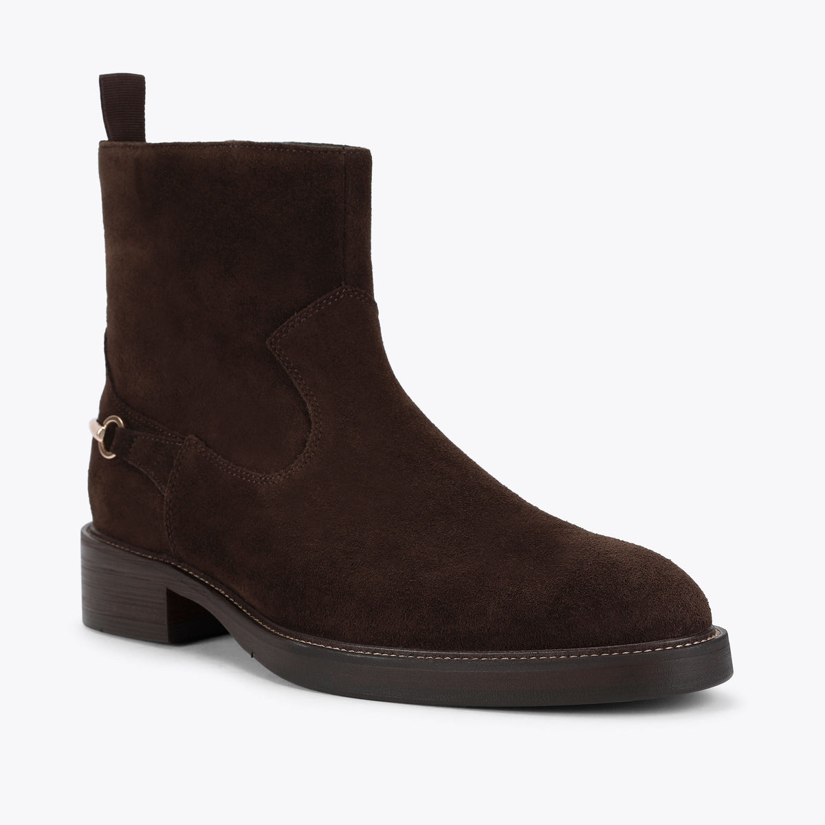 Apollo Dark Brown Suede
