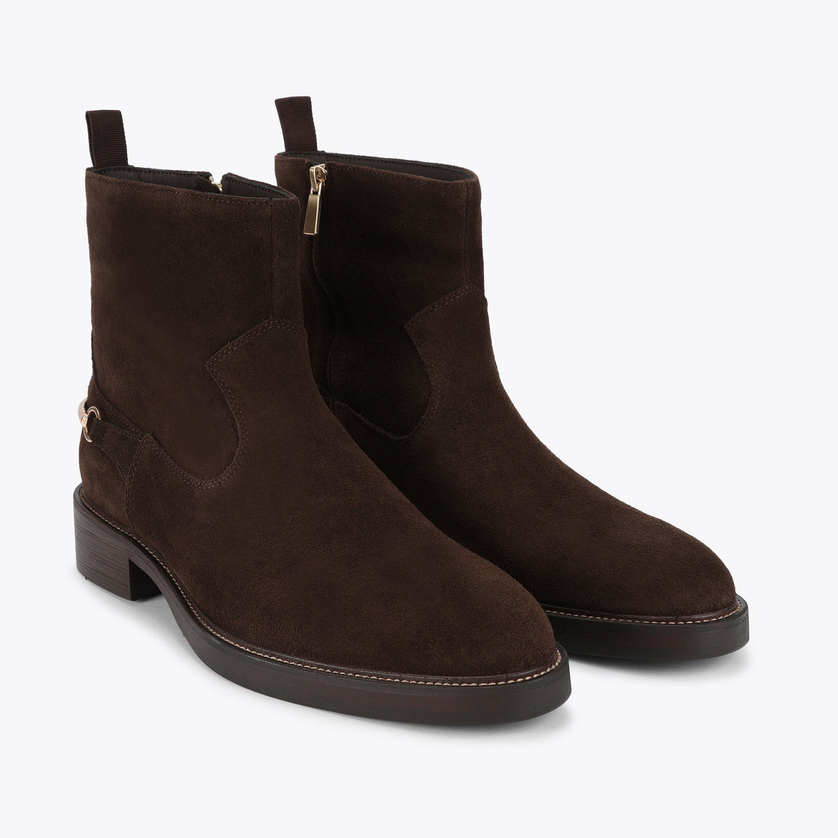 Apollo Dark Brown Suede