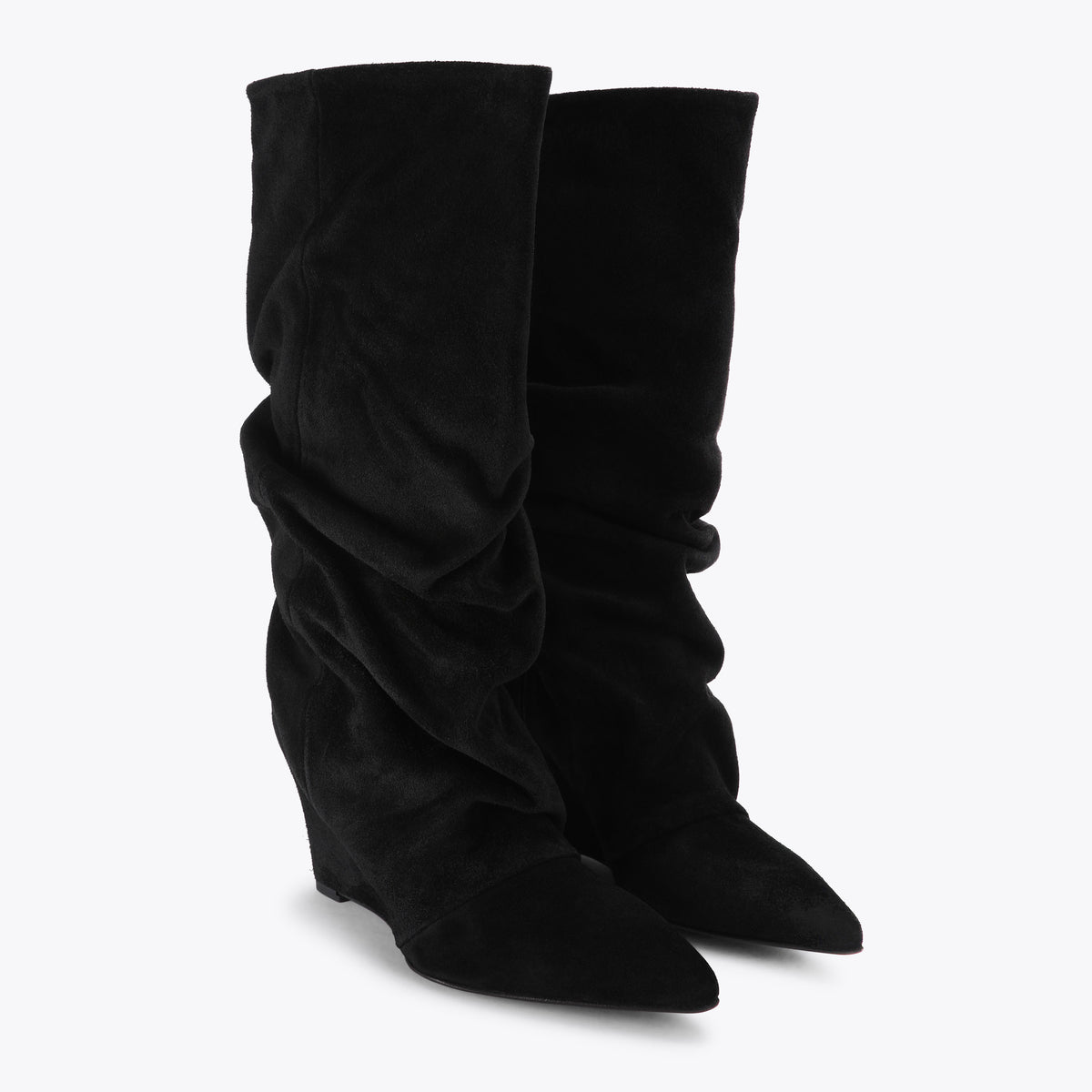 Rhys Black Suede
