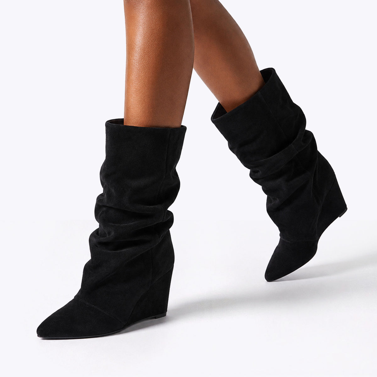 Rhys Black Suede