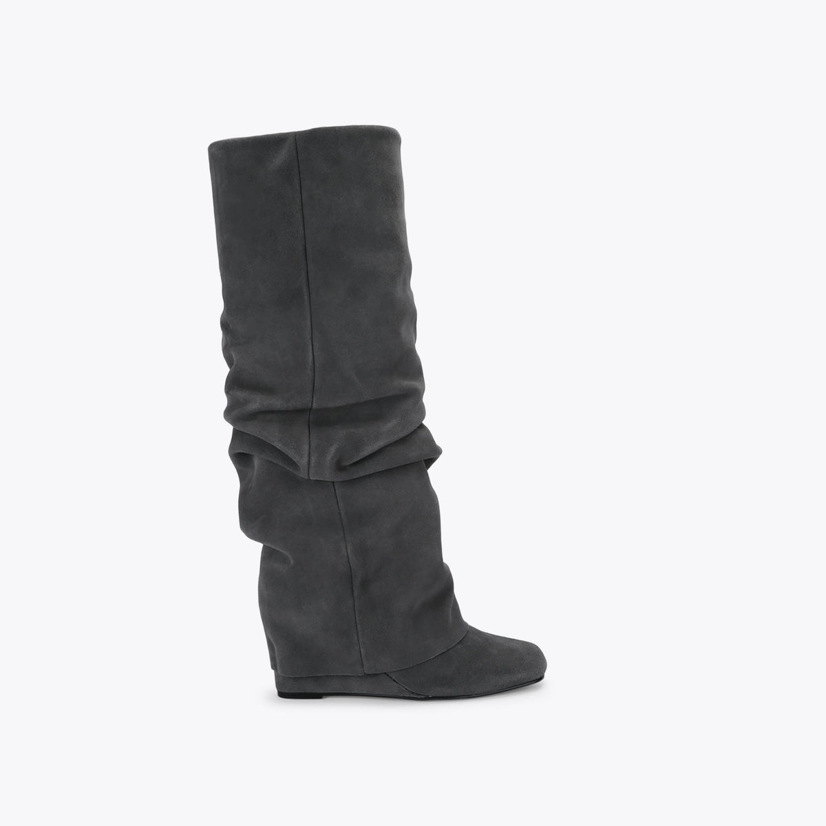 Dashline Grey Suede