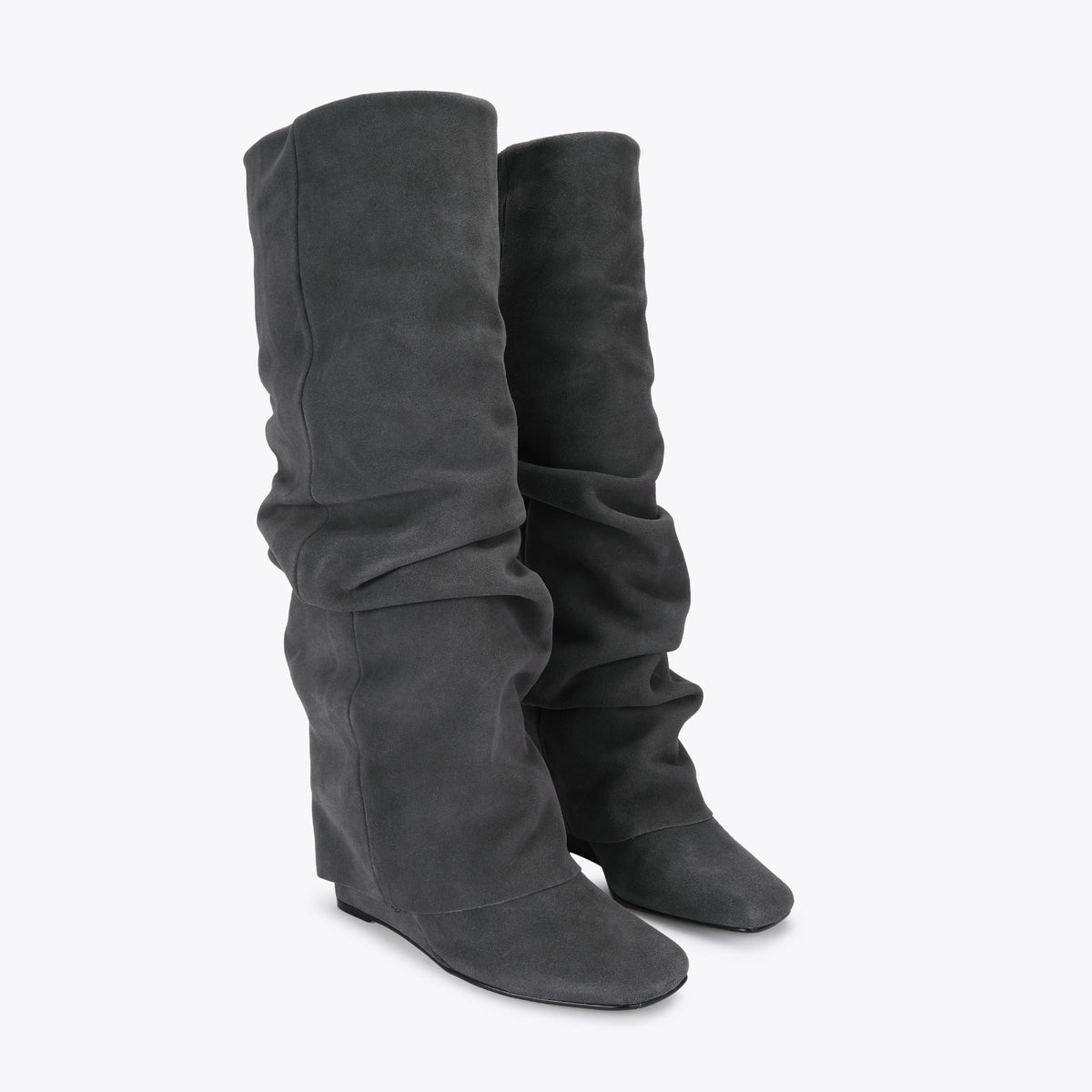 Dashline Grey Suede