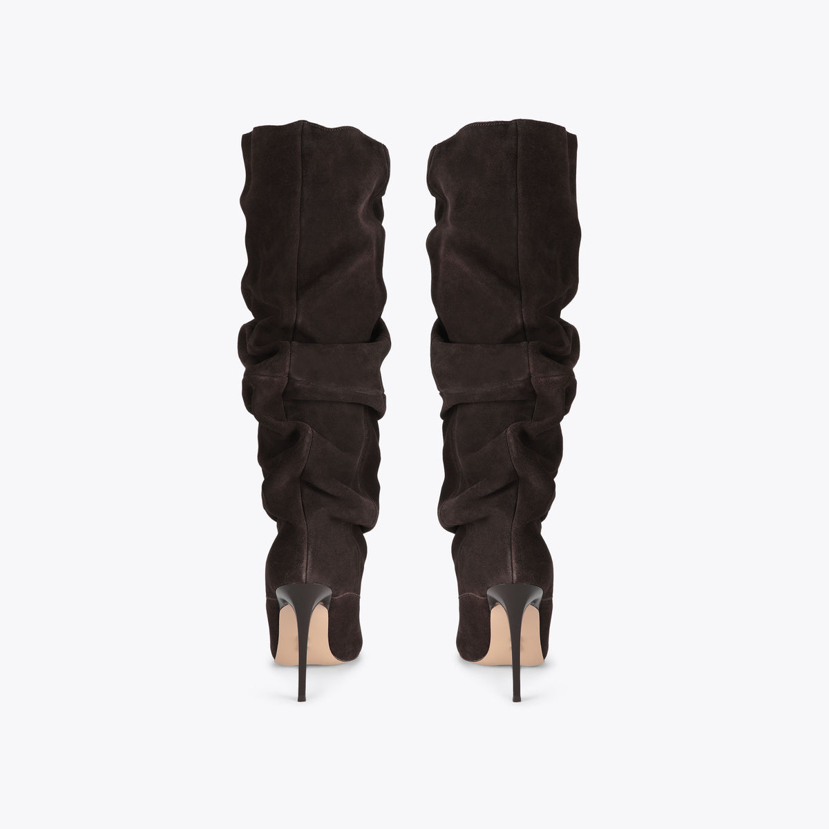 Elona Dark Brown Suede