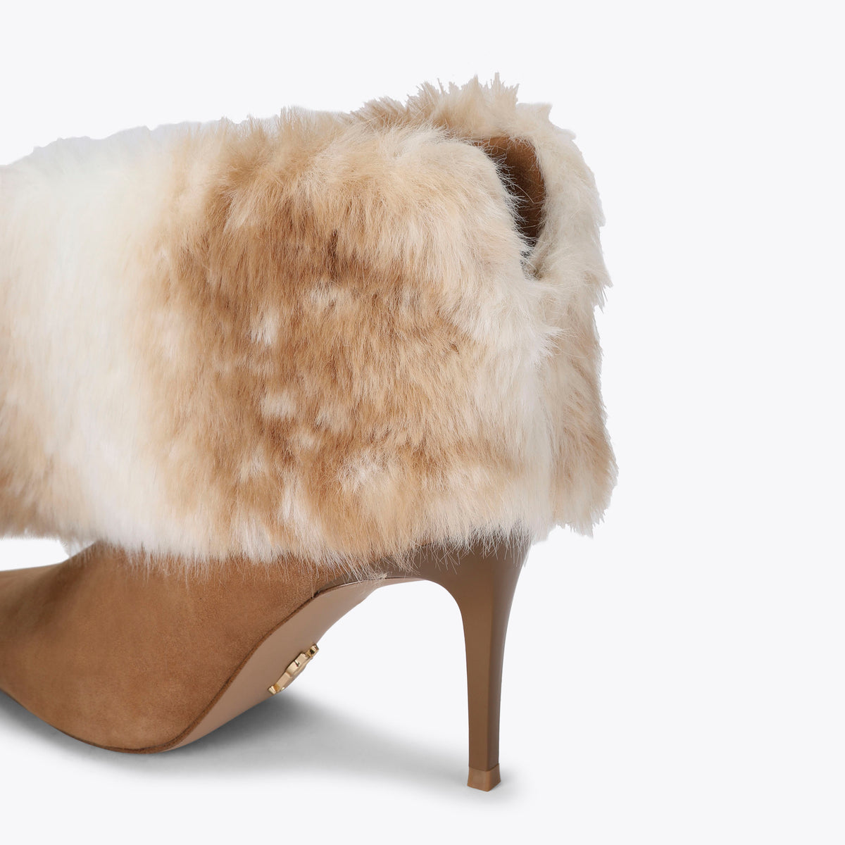 Enella Tan Suede Fur