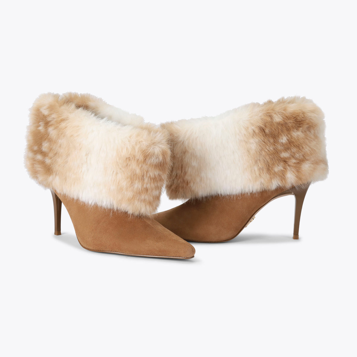 Enella Tan Suede Fur