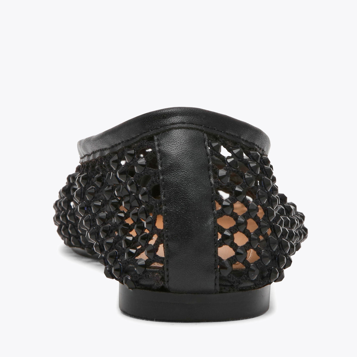 Calico Black Mesh Rhinestone