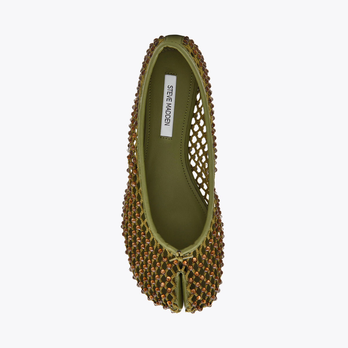 Calico Green Mesh Rhinestone
