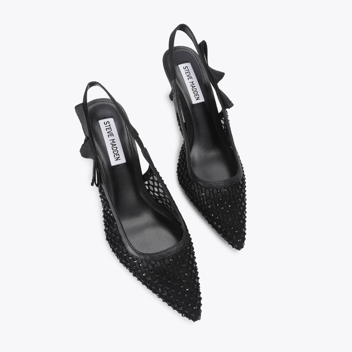 Ensemble Black Mesh Rhinestone