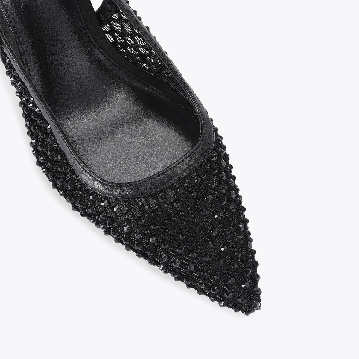 Ensemble Black Mesh Rhinestone