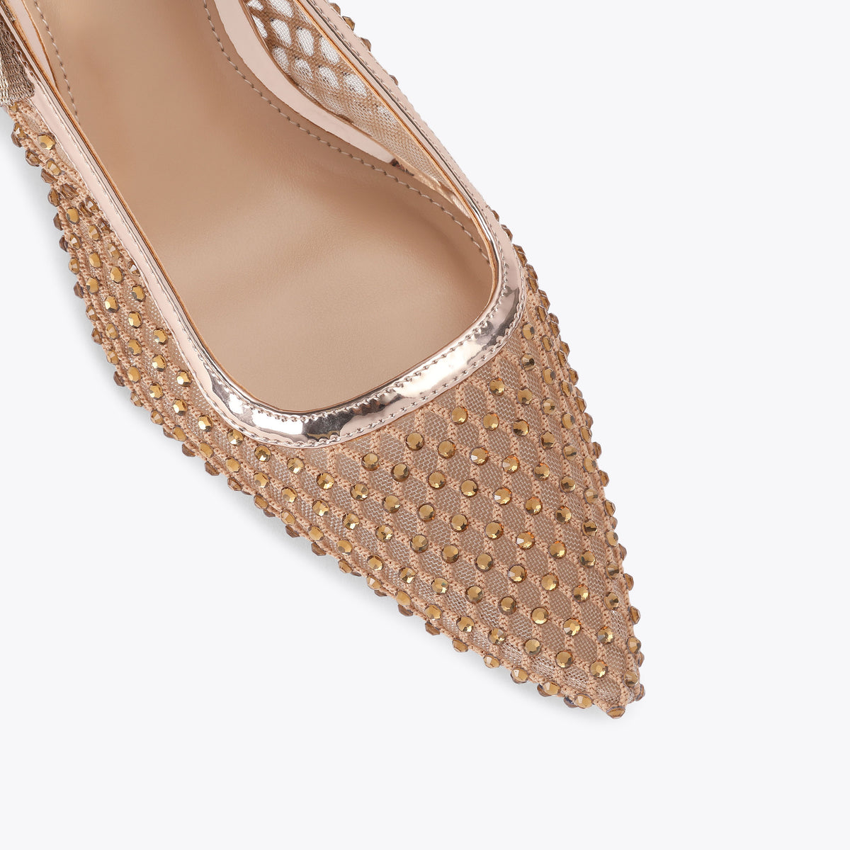 Ensemble Gold Mesh Rhinestone