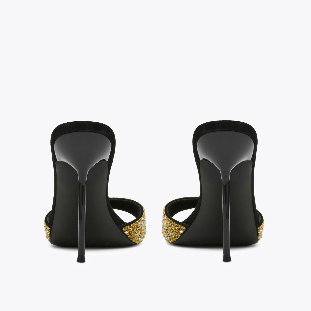 Davina Black Gold Rhinestone