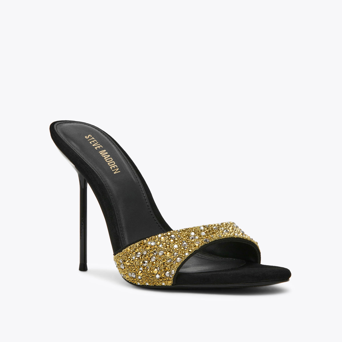 Davina Black Gold Rhinestone