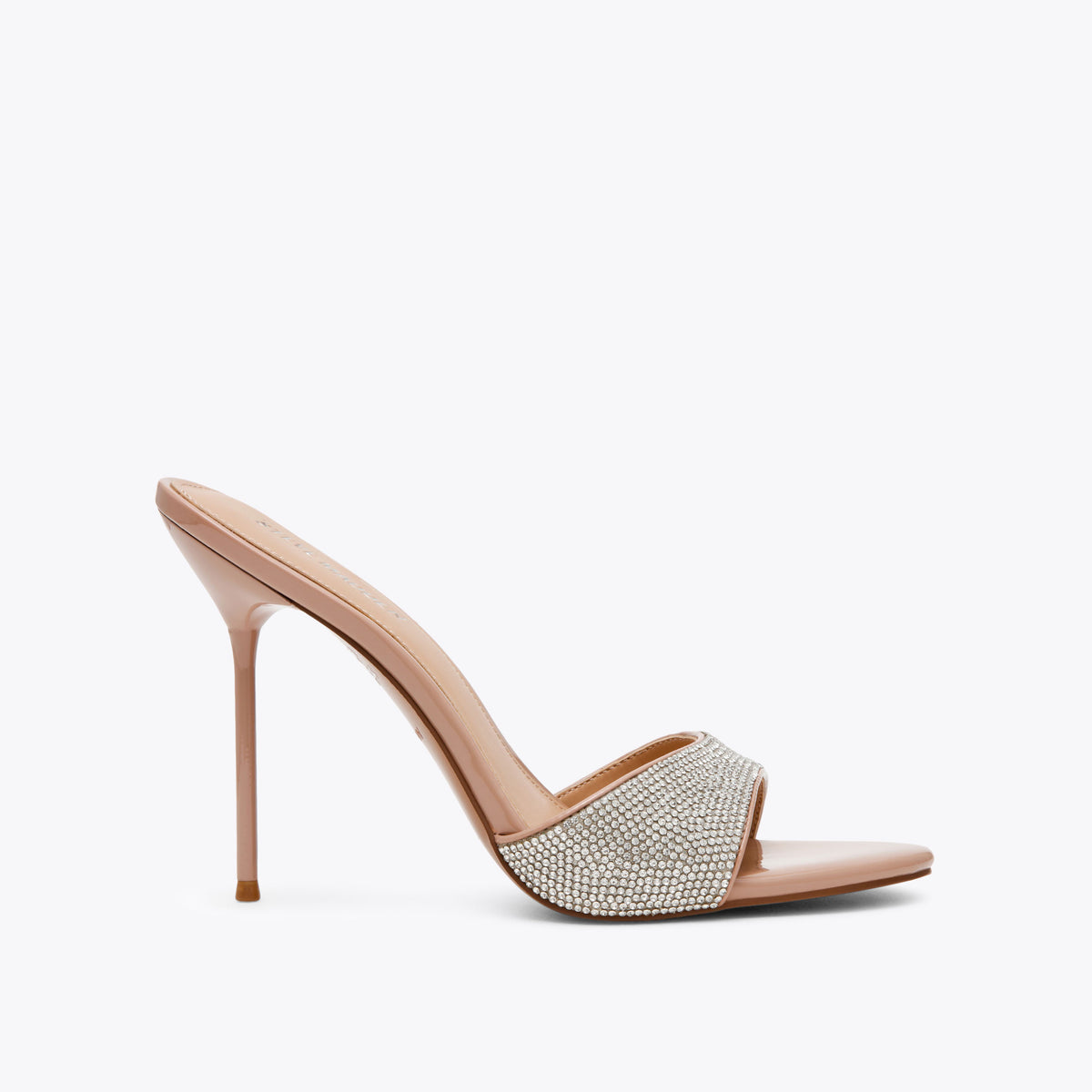 Davina Beige Silver Rhinestone