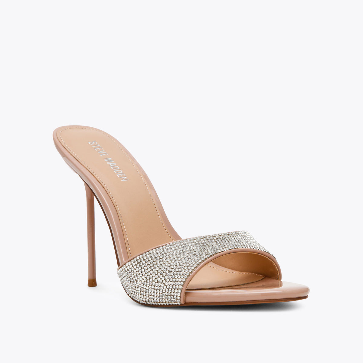 Davina Beige Silver Rhinestone