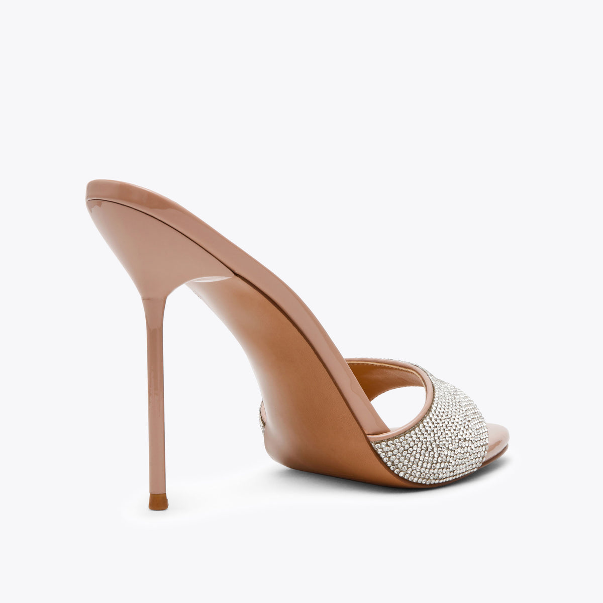 Davina Beige Silver Rhinestone