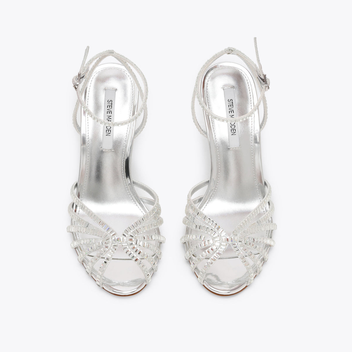 Mizuna Silver Rhinestone
