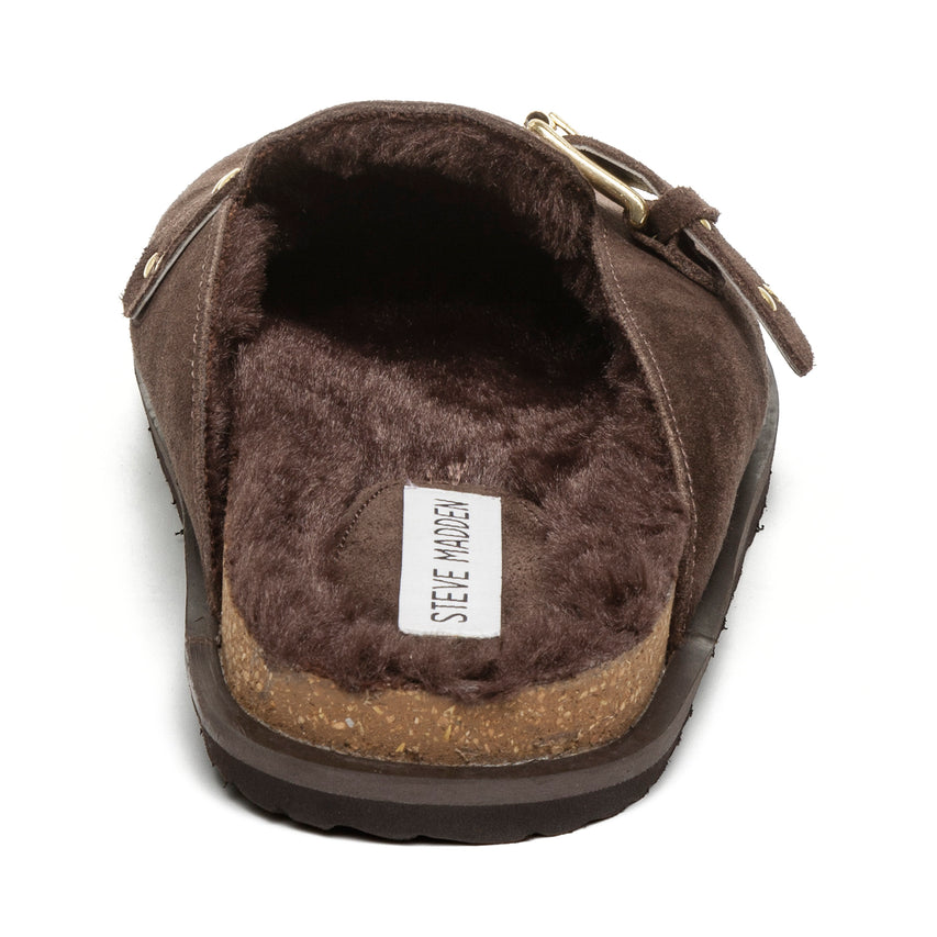Evergreen Flat Shoe BROWN SUEDE