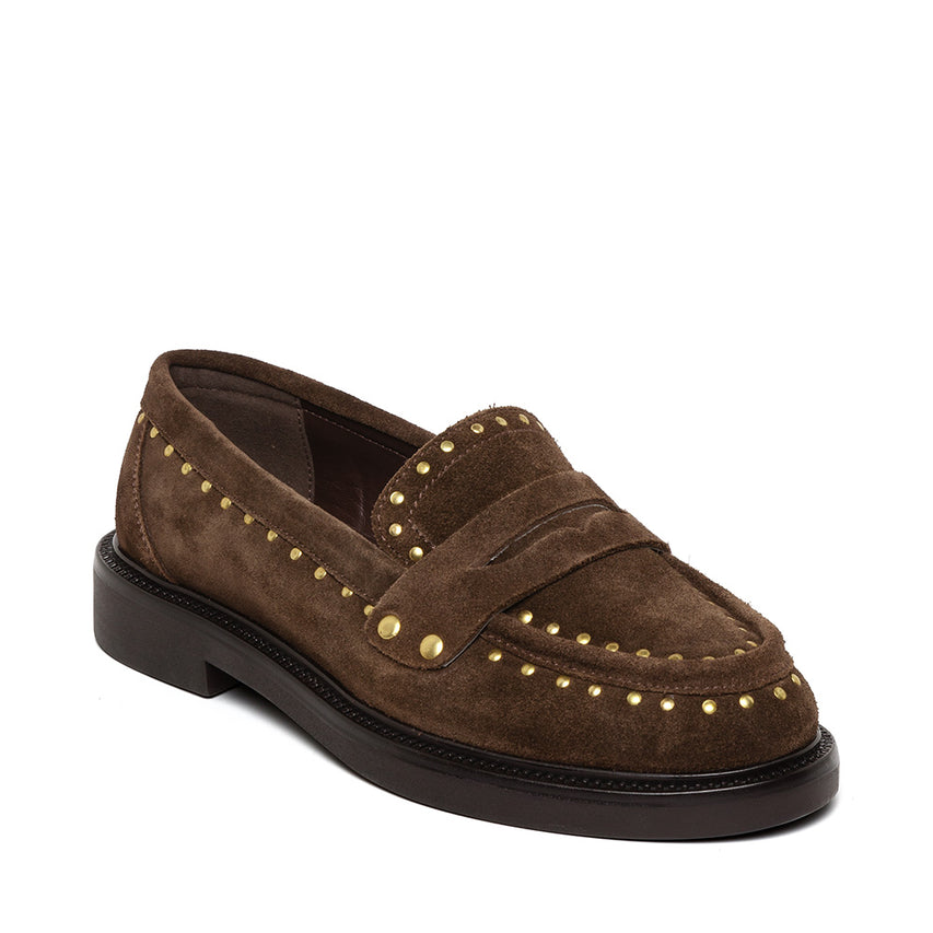 Harloe Flat Shoe BRN/GLD - view 2