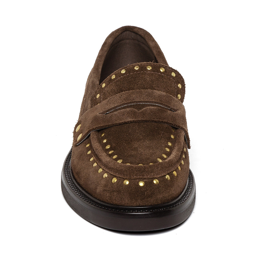 Harloe Flat Shoe BRN/GLD - view 3