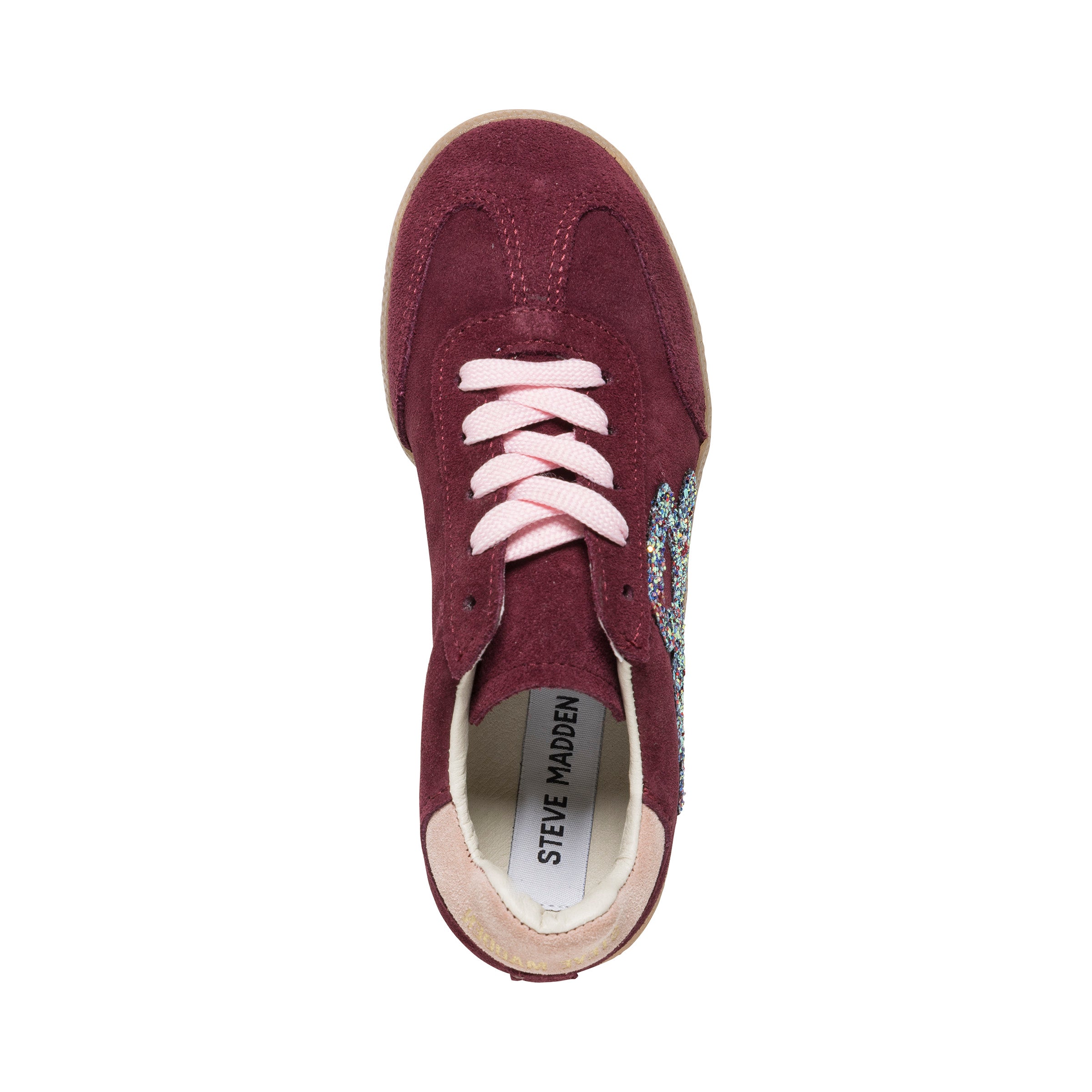 Steve Madden Women's Madrid Sneaker - Burgundy Casual Fashion Sneakers