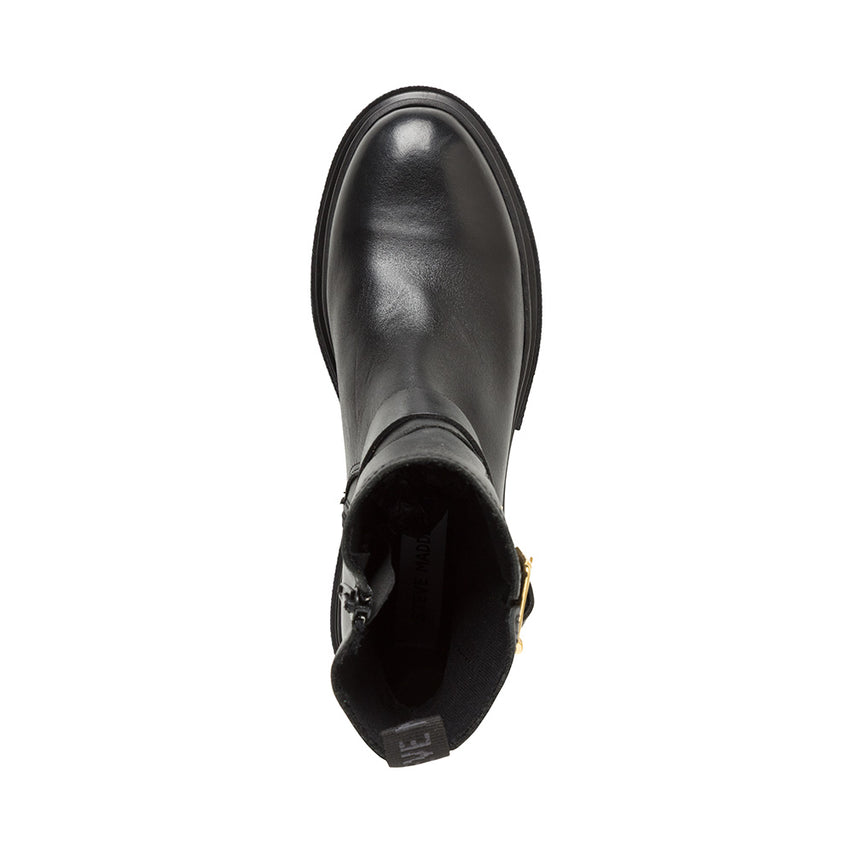 Rings Bootie BLACK LEATHER