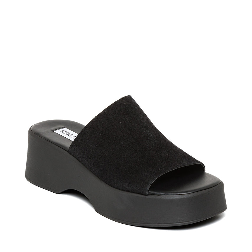 Slinky30 Sandal BLACK SUEDE