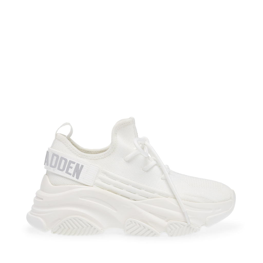 Steve madden white tennis shoes on sale