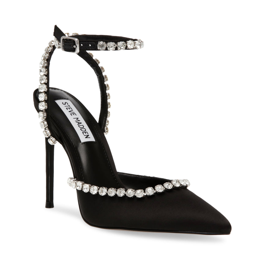 Vamper Pump BLACK SATIN