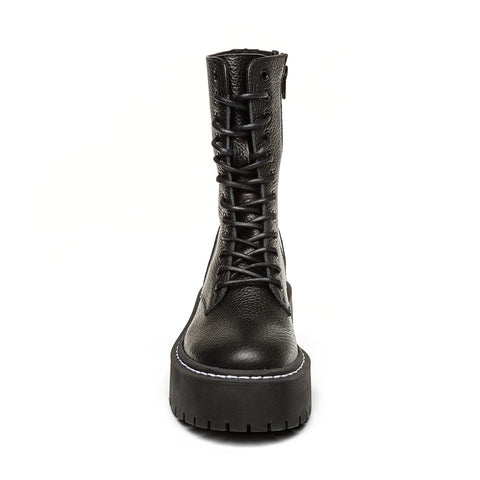 Olly Boot BLACK LEATHER Steve Madden UK