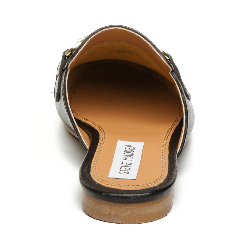 Cleodora Flat Shoe BLACK LEATHER