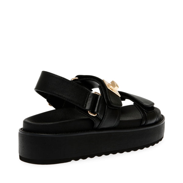 Bigmona Sandal BLACK LEATHER – Steve Madden UK