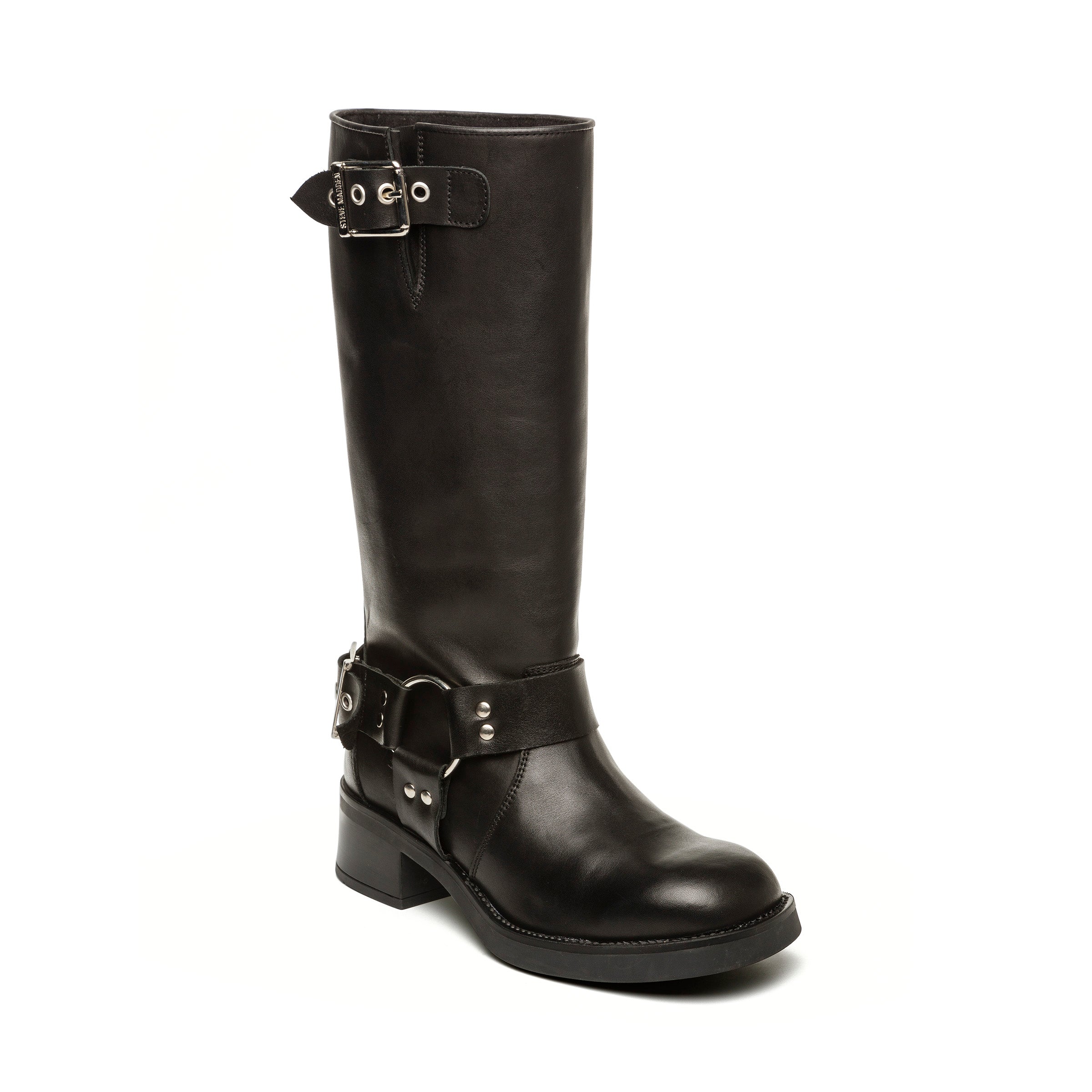 Beau Boot BLACK LEATHER – Steve Madden UK