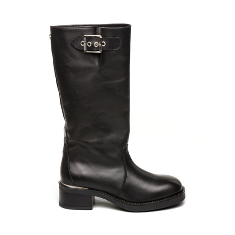 Bonna Boot BLACK LEATHER Steve Madden UK