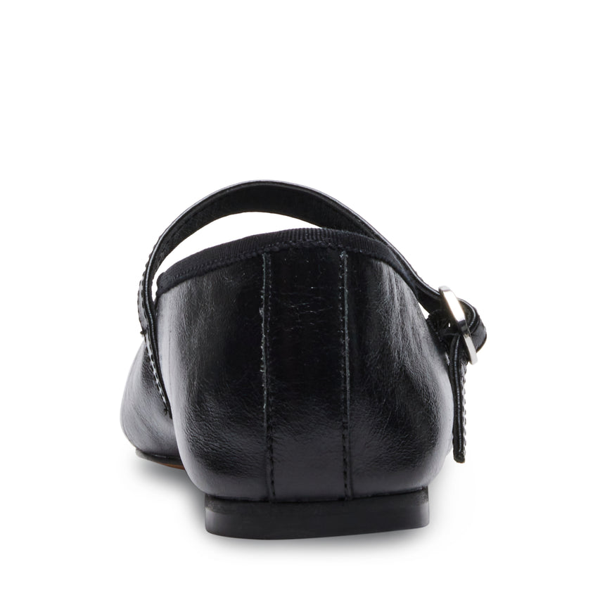 Vinetta Flat Shoe BLACK LEATHER