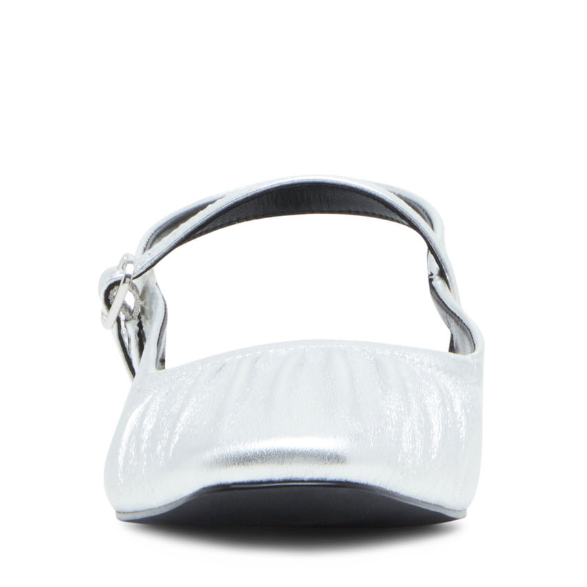 Garson Pump SILVER LEATHER