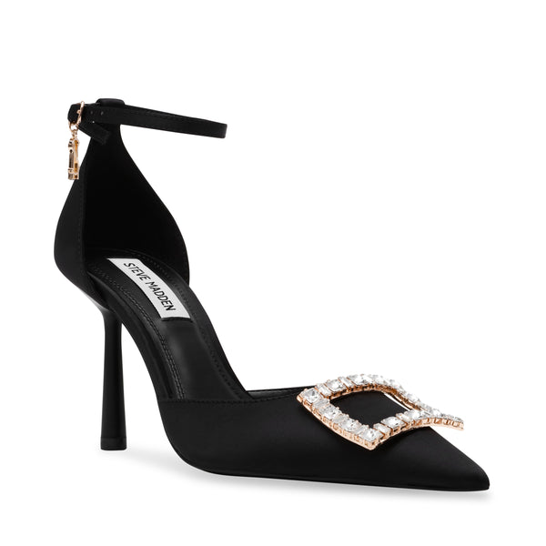 Accession Sandal BLACK SATIN