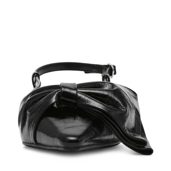 Dazzled Flat Shoe BLACK LEATHER