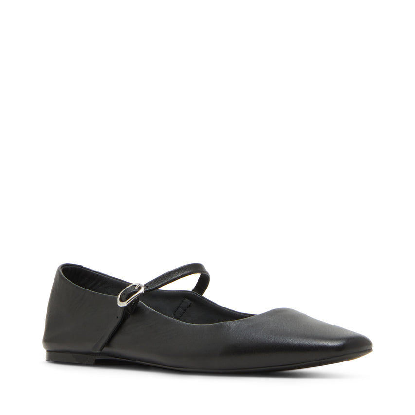Maple Flat Shoe BLACK LEATHER
