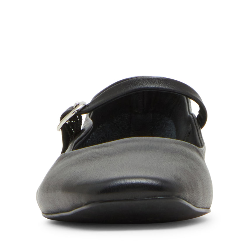 Maple Flat Shoe BLACK LEATHER