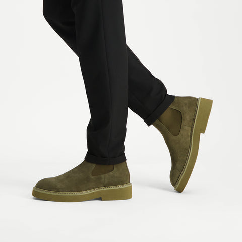 Steve madden sale suede chelsea boots