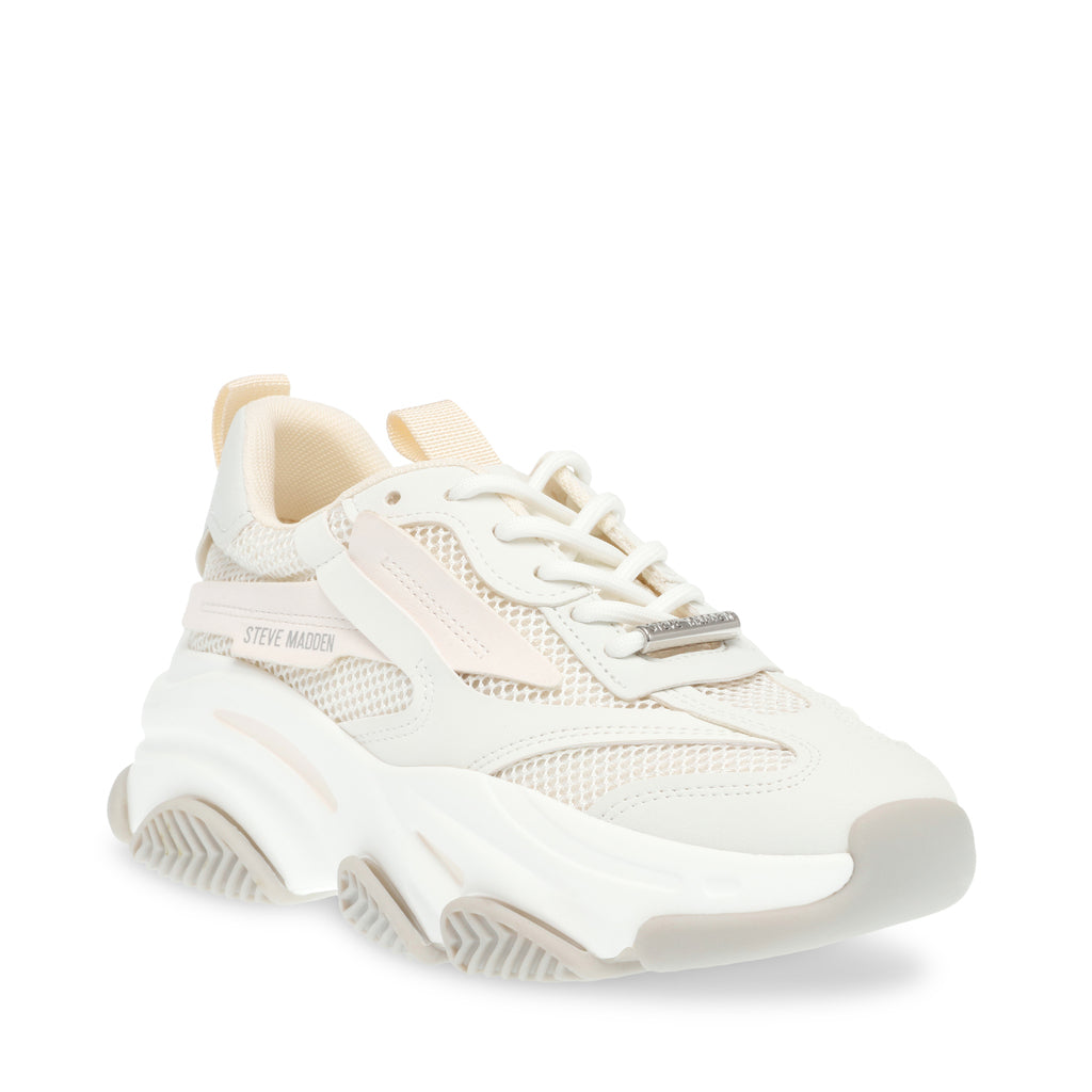 Possession-E Trainer OFF WHT/BEIGE GRY – Steve Madden UK