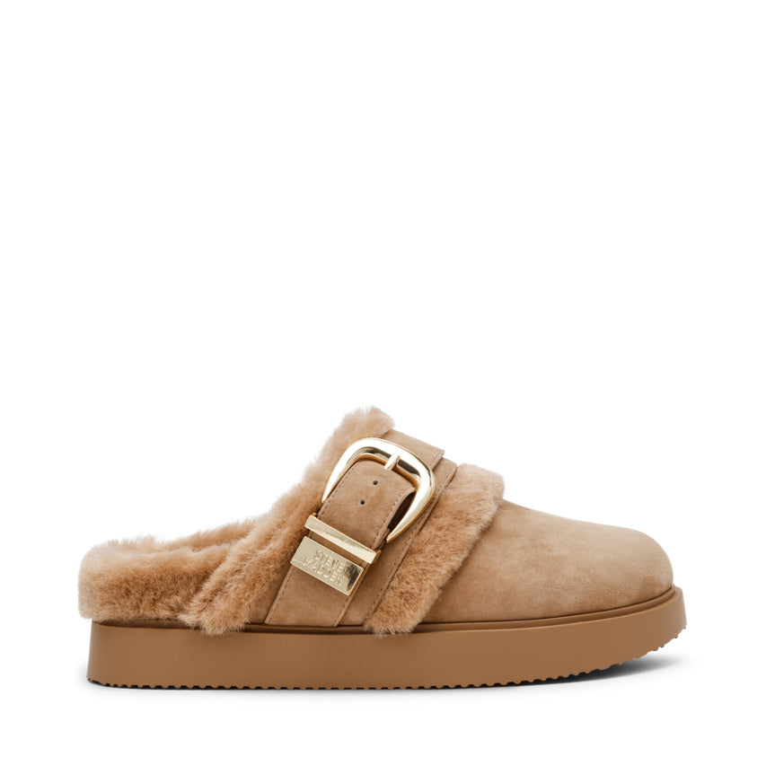 Cozy Up Mule TAN SUEDE