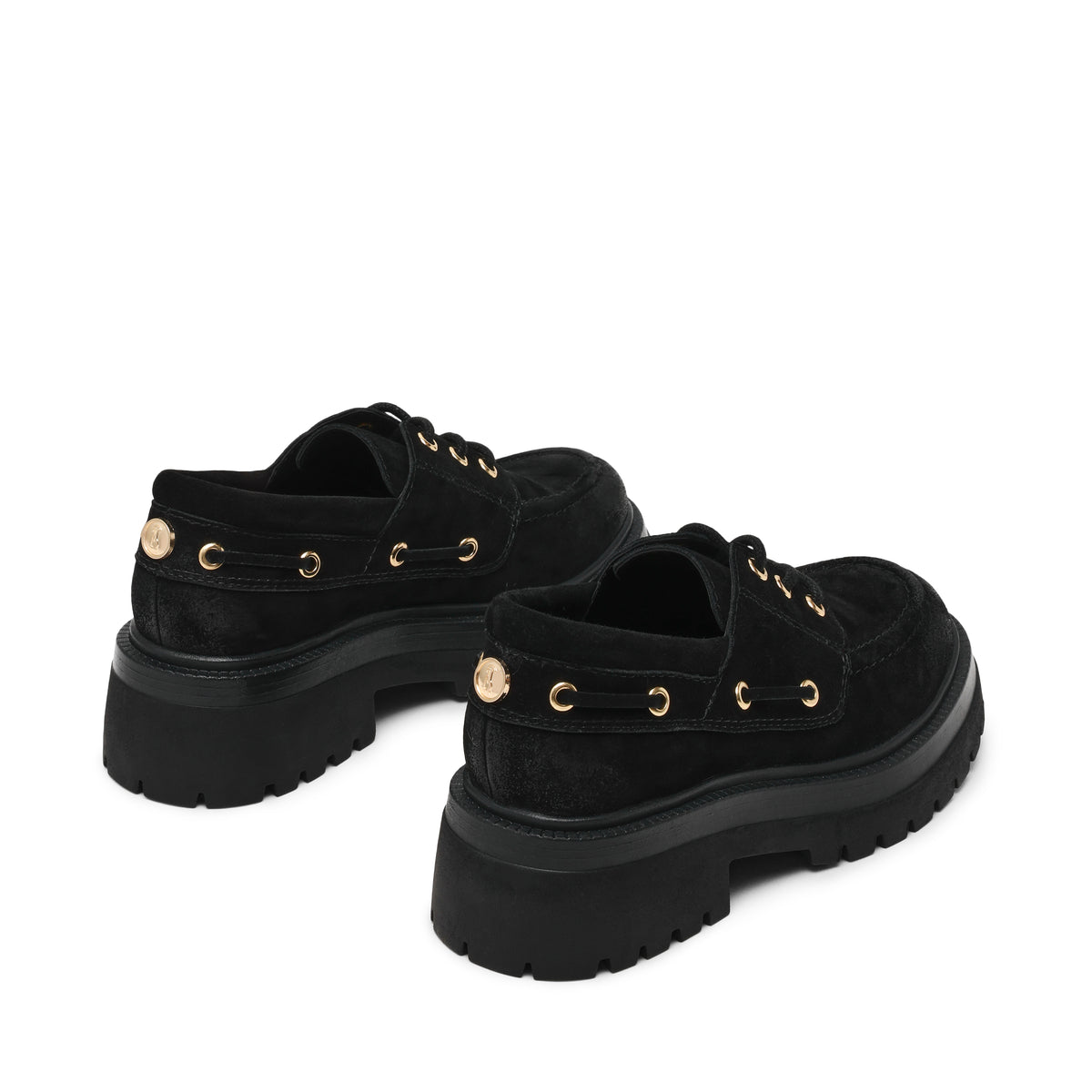 Detroit Flat Shoe BLACK SUED
