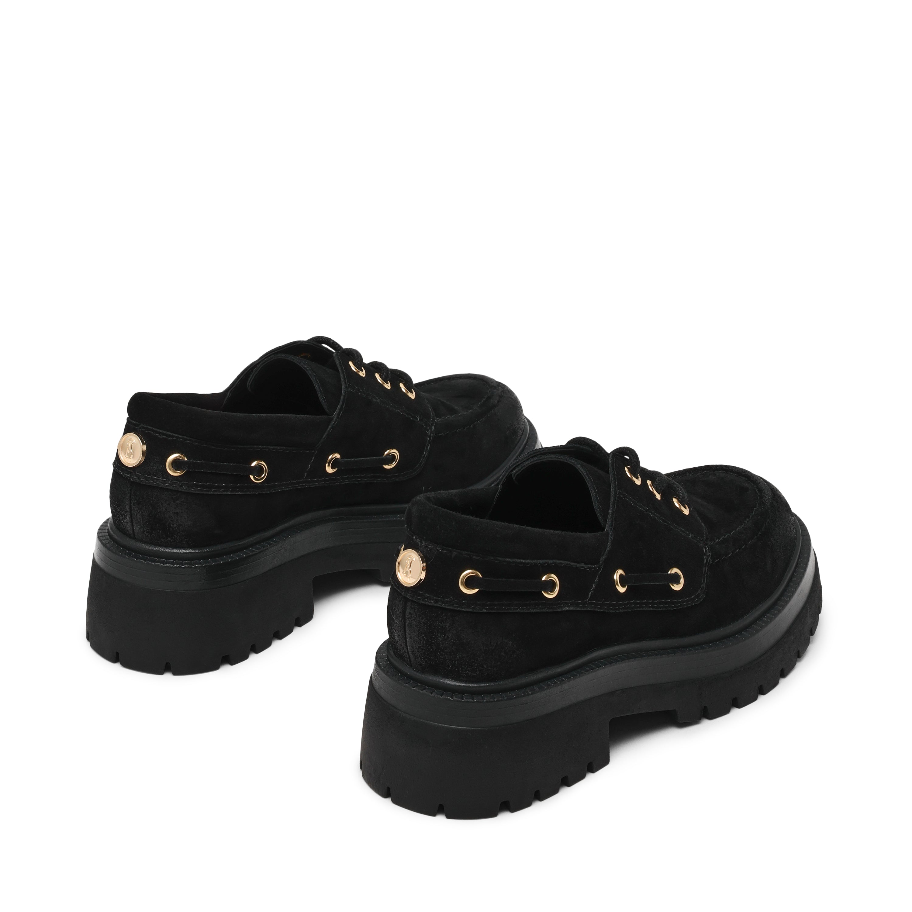 Detroit Flat Shoe BLACK SUED